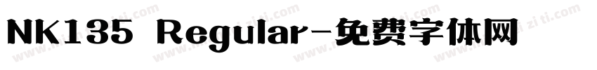 NK135 Regular字体转换